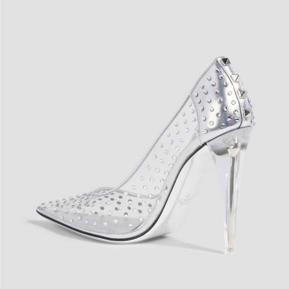 VALENTINO GARAVANI
Rockstud Embellished Stiletto PVC Pumps Size 40 - Picture 3 of 10